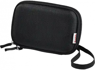 Funda disco duro - HAMA 095546PC, 2.5" HDD, Universal, Material EVA, Repelente al agua, Negro