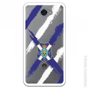 Funda Oficial Cd Tenerife Escudo Clear Ss18-19 Huawei Y7