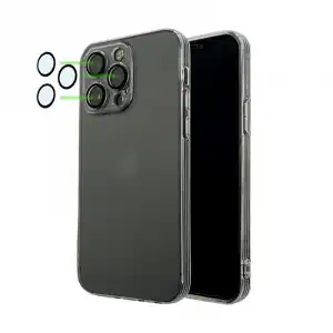 Icoveri Funda Silicona con Protector de Cámara Transparente Compatible con Magsafe para IPhone 13 Pro