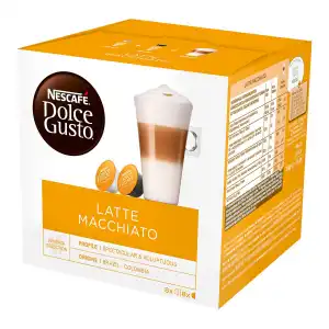 NESCAFE DOLCE GUSTO - Estuche 8 Cápsulas De Café + 8 Cápsulas De Leche Café Latte Macchiato