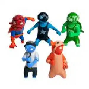 Pack 5 figuras Gang Beast - Surtido