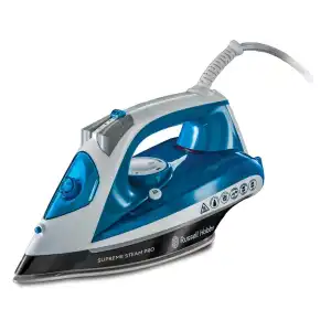 Russell Hobbs - Plancha De Vapor Supreme Steam Pro Con Suela De Cerámica Azul