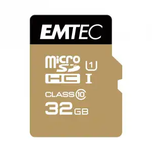 Tarjeta Micro SD EMTEC 32Gb C10 + adaptador