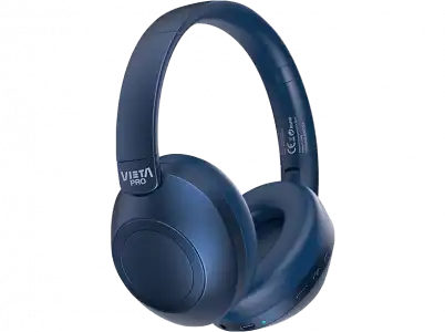 Auriculares inalámbricos - Vieta Pro Way 3, Dual Pairing, Gaming Mode, Doble plegado, 50 hs, Azul