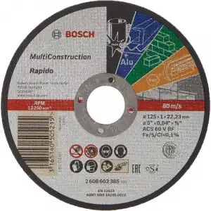 Bosch Disco de Corte Multimaterial 125mm