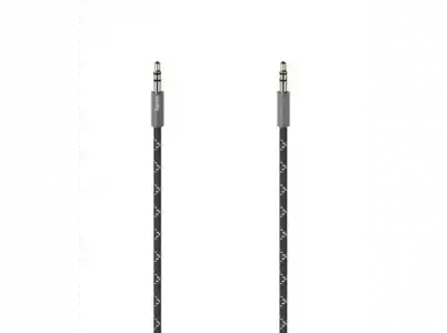 Cable audio - Hama 205129, 3.5 mm Jack Plug, 0.75 m, Negro