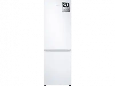 Frigorífico combi - Samsung RB34T600DWW/EF, No Frost, 185.3cm, 344l, SpaceMax™, All-Around Cooling, Blanco