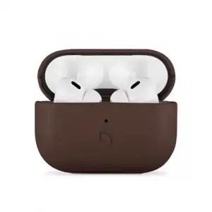 Funda de piel Decoded AirCase Marrón para AirPods Pro 1ª & 2ª Gen