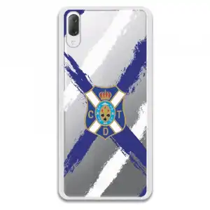 Funda Oficial Club Deportivo Tenerife Escudo Clear Para Sony Xperia L3