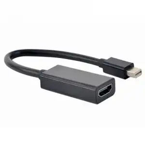 Gembird A-MDPM-HDMIF-02 Adaptador de Mini DisplayPort a HDMI Negro