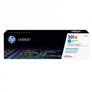 HP 201X Tóner Original Alta Capacidad Laserjet Cian