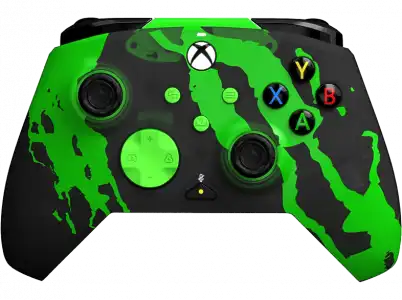 Mando - PDP Xbox Series X Rematch Wired Controller, Para Series, Cable, Glow Jolt Green