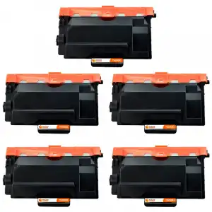Pccom Essential Brother TN3430/TN3480 Tóner Compatible Negro Pack 5