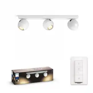 Philips Hue Buckram White Ambiance Foco Triple Blanco 3x5W GU10