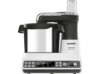 Robot de cocina - Kenwood KCook Multi CCL401WH, 6 Programas, Múltiples accesorios, Blanco