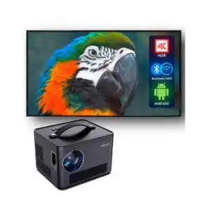 Wallace Gt1 Smart Projector Pro Ultrahd 4k, 8000 Lumens. High Dynamic Range (hdr)