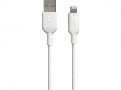 Cable USB - Muvit MCUSC0004, USB-A, USB-C, Universal, 3m, Blanco