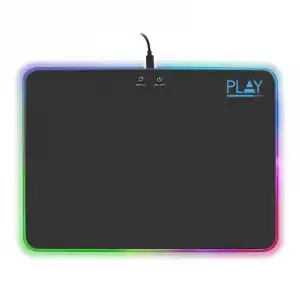 Ewent PL3341 Alfombrilla Gaming RGB Negra