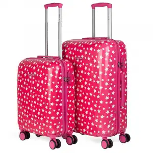Itaca Stars Juego De Maletas Pc Infantiles, Color Fucsia