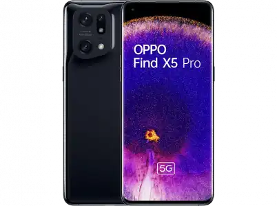 Móvil - OPPO Find X5 Pro 5G, Black, 256 GB, 12 GB RAM, 6.7" WQHD+, Qualcomm Snapdragon™ 8, 5000mAh, Android