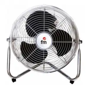 Ventilador De Suelo Grupo Fm F30 Ø 30 Cm 55w Negro