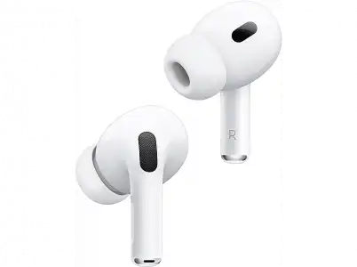 APPLE AirPods Pro (2023 2ª gen), Inalámbricos, Bluetooth®, Estuche de carga inalámbrica, Chip H2, Siri, Conexión USB-C, Blanco