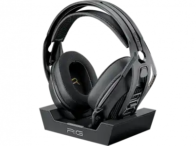 Auriculares gaming - Nacon Rig 800 Pro HD, Inalámbrico, 24h autonomía, Para PC, Negro