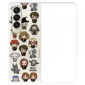 Funda Para Samsung Galaxy Z Fold4 Oficial De Harry Potter Personajes Iconos - Harry Potter