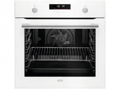 Horno - AEG BPS535160W, Multifunción, Pirolítico, 71 l, Anillo térmico, 60 cm, Blanco