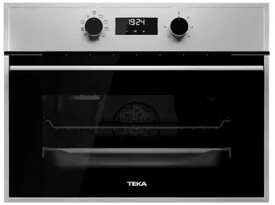 Horno compacto - Teka HSC 635, Multifunción, HydroClean®, 44 l, Función Grill, 45 cm, Negro