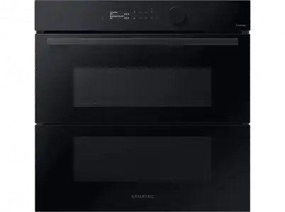 Horno - Samsung NV7B5750TDK/U1, Multifunción, Pirolítico, 76l, 59.5 cm, WiFi, Negro