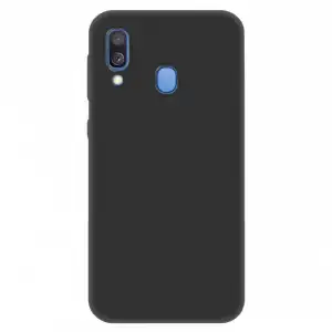 Icoveri Funda Soft Matte Negra para Samsung Galaxy A40