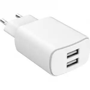 Just Green Cargador Ecológico Smart 2x USB 4.8A Blanco