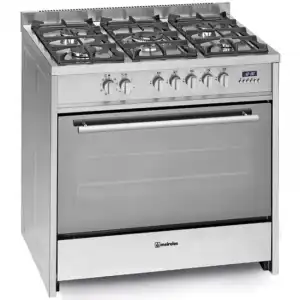 Meireles E911XNAT Cocina Gas Natural 90cm + Horno Eléctrico 121L Acero Inoxidable