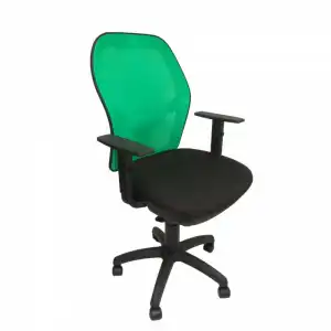 Piqueras y Crespo Jorquera Silla Malla Verde Asiento Bali Negro