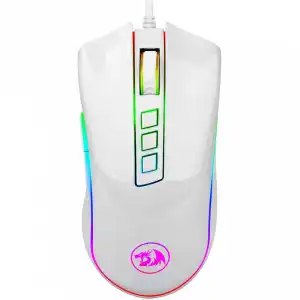 Redragon M711 Cobra White RGB Ratón Gaming 10000 DPI Blanco