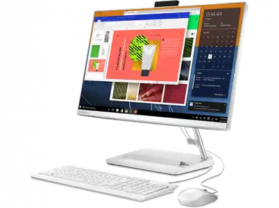 All in one - Lenovo IdeaCentre AIO 3 24ALC6, 23.8" Full HD, AMD Ryzen™ 5 5500U, 16GB RAM, 512 GB SSD, Windows 11 Home
