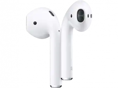 APPLE AirPods (2019 2ª gen), Inalámbricos, Bluetooth®, Estuche Carga no Inalámbrica, Chip H1, Siri, Blanco