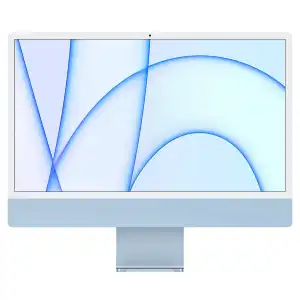 Apple - Apple iMac 24 (2021), M1, 8GB, 512 GB SSD, Retina 4.5K 24', MacOS, Azul (Reacondicionado grado A).