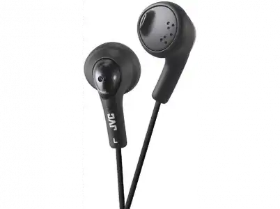 Auriculares de botón - JVC HA-FR160 B, De botón, Con cable, Entrada máxima 200 mW, Negro