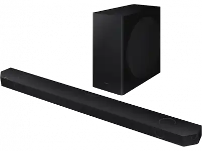 Barra de sonido - Samsung HW-Q800C/ZF, Bluetooth, Dolby Atmos inalámbrico, 39W, 5.1.2 canales, Compatible con asistentes voz, WiFi, Negro