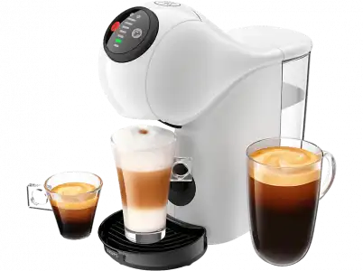 Cafetera de cápsulas - Krups KP2431AS,1500 W,15 bar, 0.8 L, Calentamiento en 30 s., Bebidas calientes y frías, Blanca