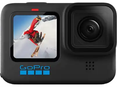 Cámara deportiva - GoPro HERO10, 23 megapixel, 5.3K60 + 4K120, Sumergible 10 m, Estabilización HyperSmooth 4.0, Negro