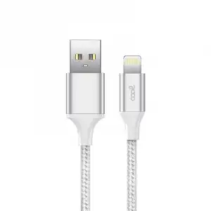 Cool Nylon Cable Lightning 1.2m Blanco