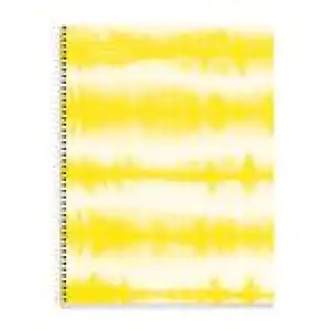 Cuaderno A4 clásico Miquelrius Tie Dye amarillo neón