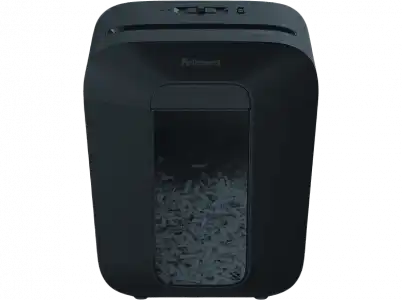 Destructora de papel - Fellowes LX65, Tecnología Seguridad SafeSense, Negro