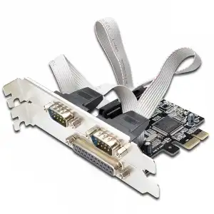 Ewent EW1158 Tarjeta PCI-Express de Serie y Combo Paralelo PCI-e/2+1 Puertos