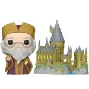 Figura Funko Vinyl Harry Potter Dumbledore con Hogwarts