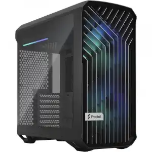 Fractal Design Torrent Compact RGB TG Light Tint Midi Tower Cristal Templado USB 3.2 Negra