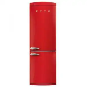 Frigorífico Combi Evvo F60 Retro Rojo, 230 L + 101 L, Rojo, Total No Frost